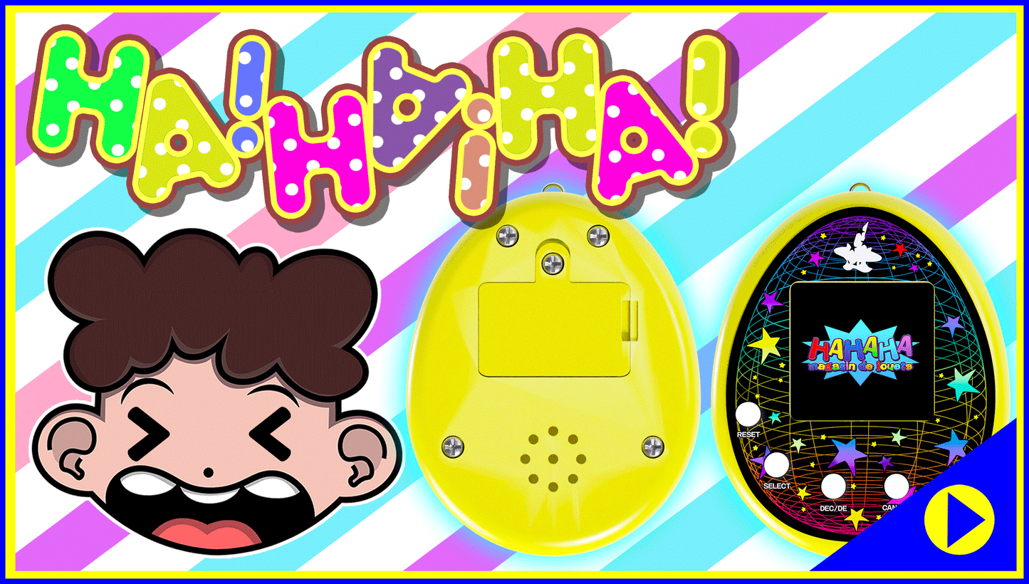 HAHAHA - Tamagotchi Keychain