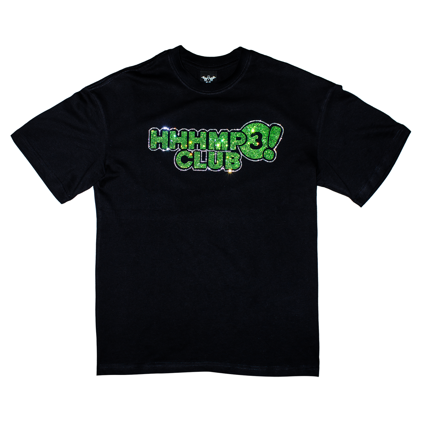 HHHMP3CLUB! - T-shirt Noir à Strass - Event Edition