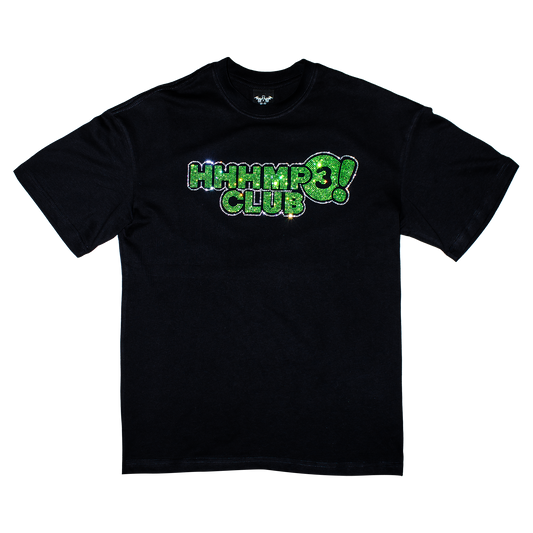 HHHMP3CLUB! - T-shirt Noir à Strass - Event Edition